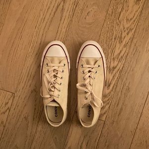 Ivory cream color converse